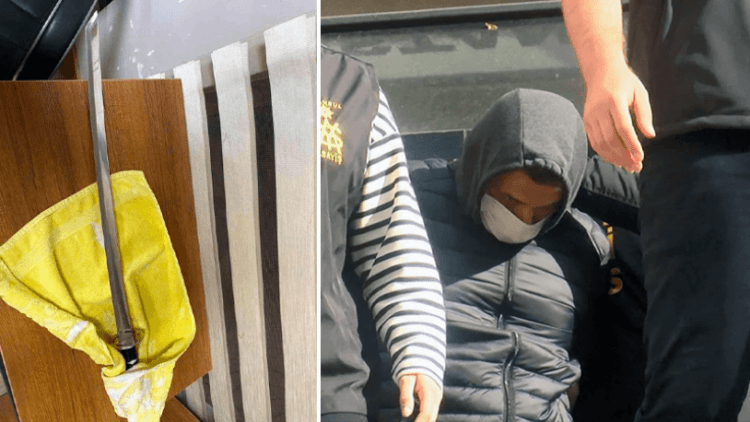 Buna kim ‘dur’ diyecek: Samuray kılıcına ‘hediyelik’ kılıfı!