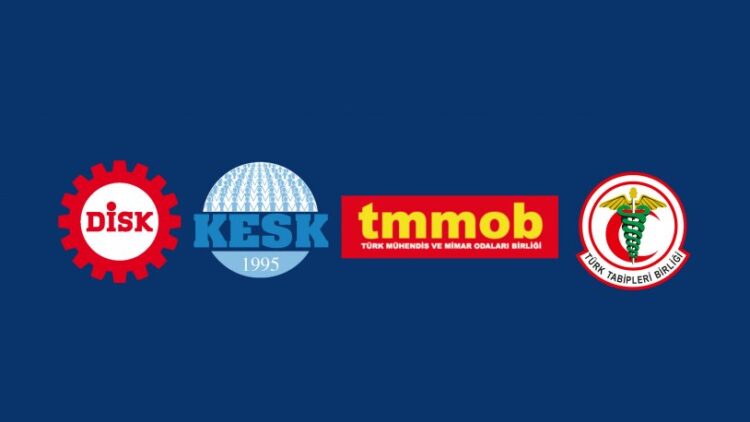 Meslek örgütlerinden miting