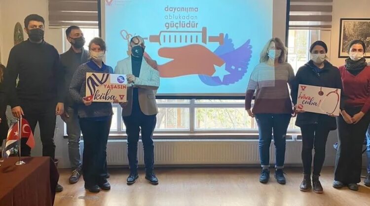 Ankara’da Küba için yardım kampanyası