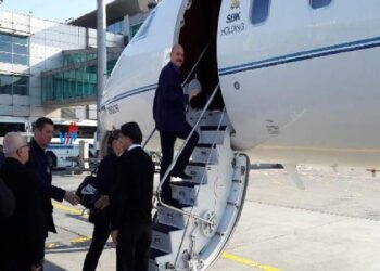 Soylu’nun SBK’ya ait uçağa binerken fotoğrafı ortaya çıktı