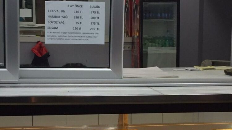 Esnaftan zamlar sonrası dikkat çeken not