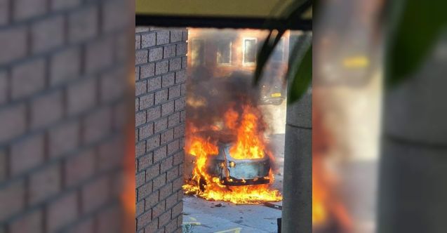 İngiltere’de hastane önünde patlama