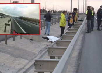 Feci kaza: 300 km hızla bariyere çarptı