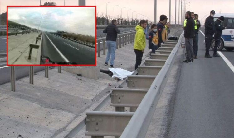 Feci kaza: 300 km hızla bariyere çarptı