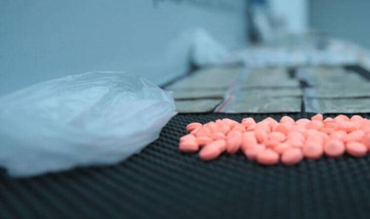 Bakanlığa bağlı müdürlükte binlerce uyuşturucu hap ele geçirildi