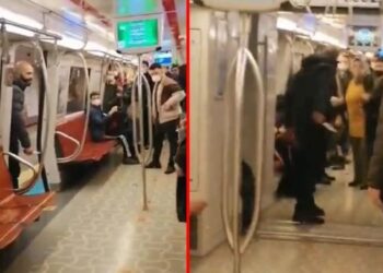 İstanbul metrosunda bıçaklı saldırgan kadınları tehdit etti