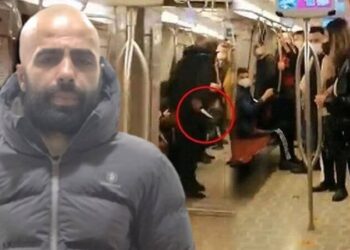 Metrodaki bıçaklı saldırgan yakalandı: Suç makinesi çıktı