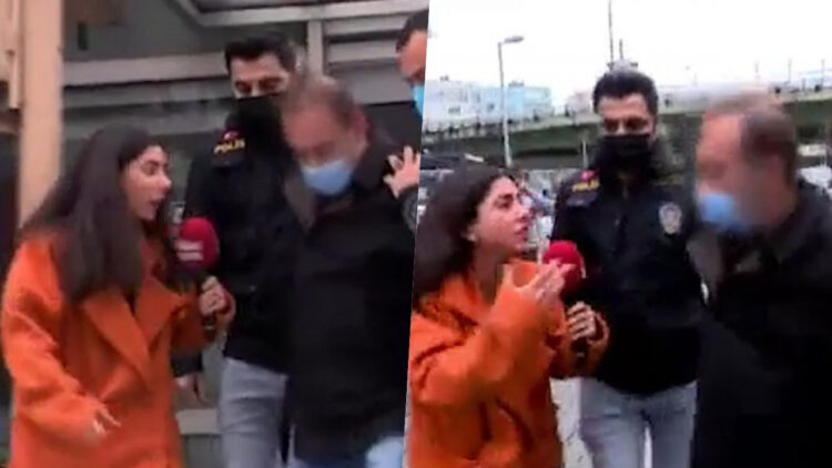 Show Haber muhabirine metroda taciz