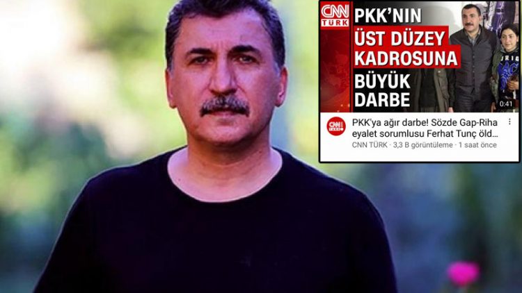 Ferhat Tunç’tan CNN Türk’e sert tepki