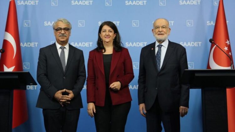 HDP, Saadet Partisi ile bir araya geldi: Erken seçim teklifi