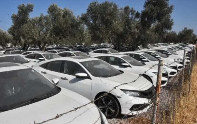 600 otomobil stoklayan otomotiv bayiine rekor ceza!