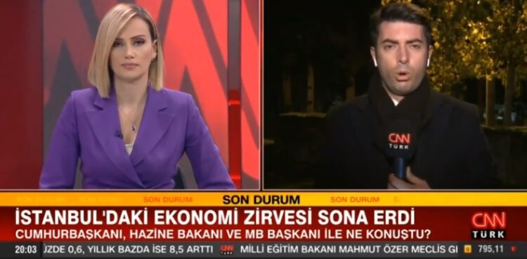 Canlı yayında dikkat çeken anlar: Faiz kararını ağzından mı kaçırdı?
