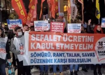İstanbul’da asgari ücret protestosu