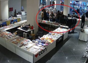 Ülkücülerden kitap fuarına ‘Demirtaş’ baskını