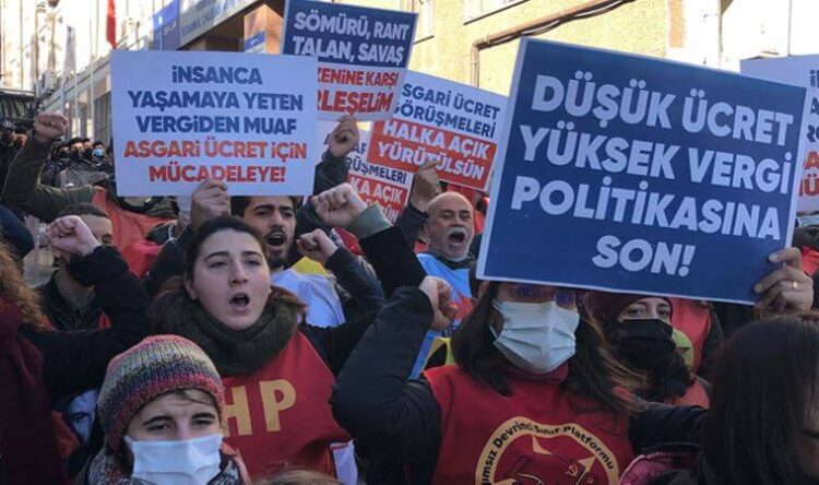 Asgari ücret eylemi: Yurttaşlar isyan etti!