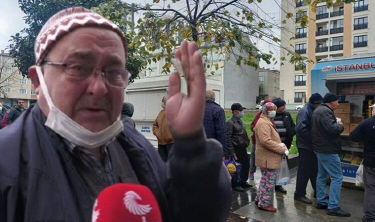 Ekmek kuyruğunda yürek yakan isyan