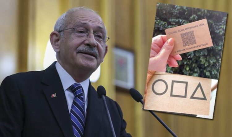 CHP’nin Mersin mitingine ‘Squid Game’li çağrı