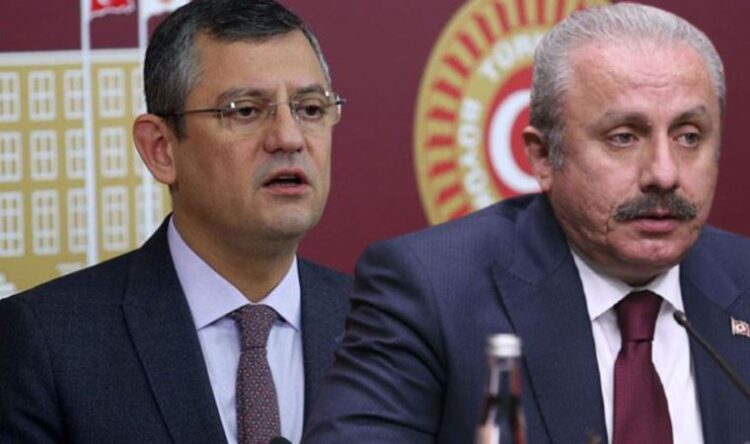 Özgür Özel ve Mustafa Şentop arasında gerginlik