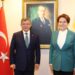 Davutoğlu’ndan Akşener’e sürpriz ziyaret