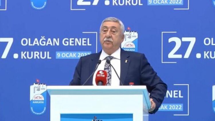 Bendevi Palandöken yeniden TESK Başkanı seçildi