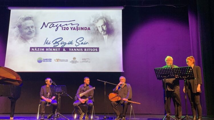 Nazım Hikmet ve Yannis Ritsos İstanbul’da dostluk ve barış için anıldı