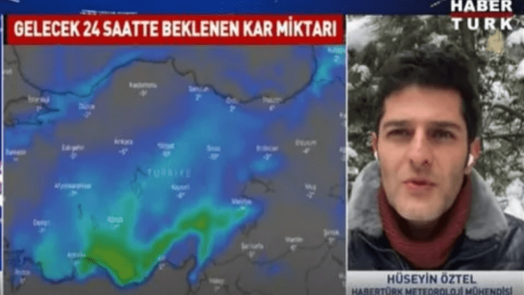 Meteoroloji Uzmanı Hüseyin Öztel: ‘Dün sıfırın altında 43 dereceydi’