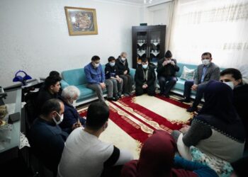 İmamoğlu’ndan şehit Koç’un ailesine taziye ziyareti