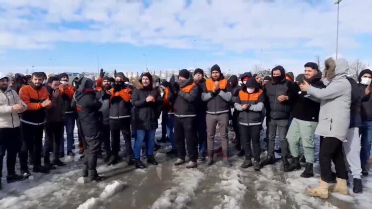 Trendyol kuryeleri kontak kapattı