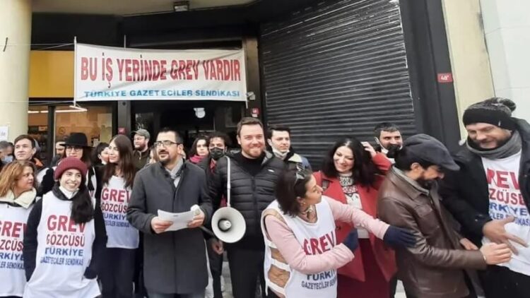 Gazetecilerin 13 yıl sonraki ilk grevi kazanımla bitti