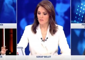 Canlı yayında ilginç anlar… Rezan Epözdemir “aman hocam”