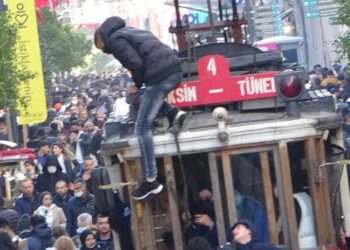 Taksim’de tedirgin eden görüntü
