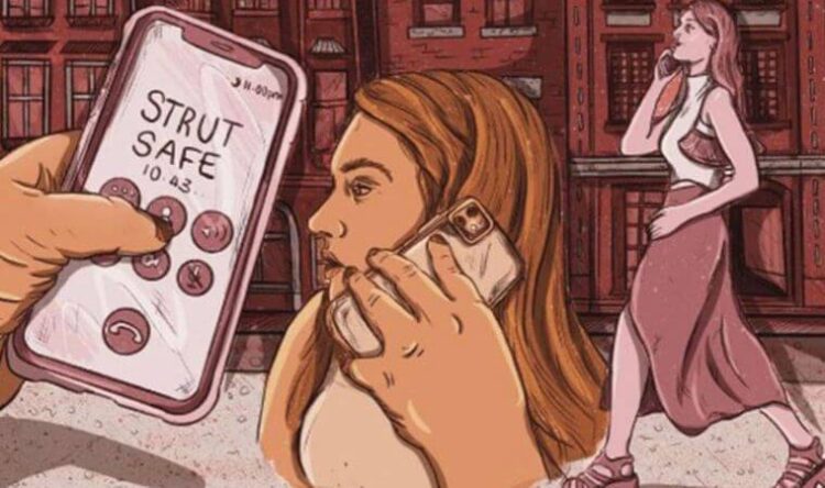 Eve yalnız yürüyen kadınlar için telefon hattı