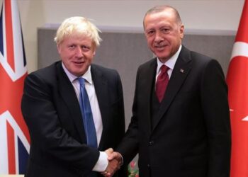 Erdoğan, Birleşik Krallık Başbakanı Boris Johnson ile görüştü