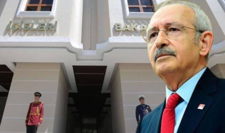 İçişleri Bakanlığı Kemal Kılıçdaroğlu’nu hedef aldı