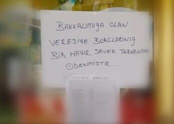 Arada ortaya çıkıyor, veresiyeleri kapıyor ve kayboluyor