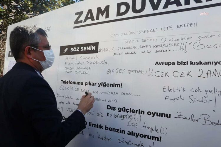 CHP’li Özel: ‘Ampul sönecek, acılar geççek’