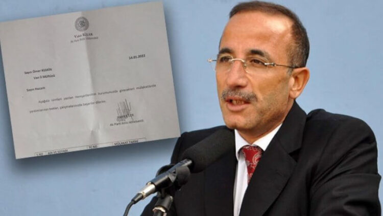 AKP’li milletvekilleri müftüden torpil istedi