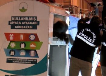Giysi kumbarasında akıl almaz ölüm!