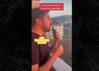 “Karantinadaki Erdoğan” taklidi sosyal medyada gündem oldu