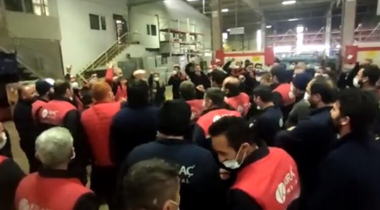 Eskişehir’de metal işçileri iş bıraktı