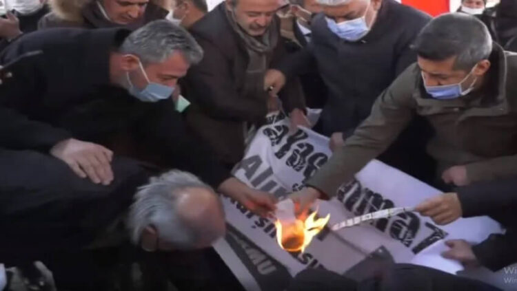 KESK’ten fatura yakma eylemi