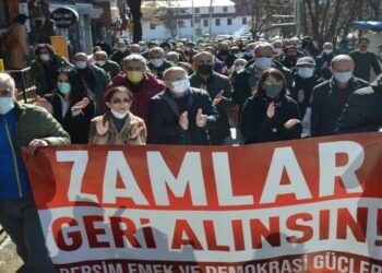 Tunceli’de zam protestosu: Bu iktidar da bu düzen de çürümüştür