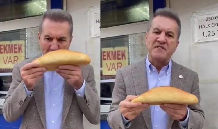 Mustafa Sarıgül bu kez de ekmek kuyruğunda