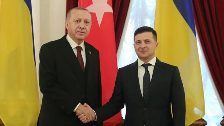 Cumhurbaşkanı Erdoğan, Ukrayna lideri Zelenskiy ile görüştü
