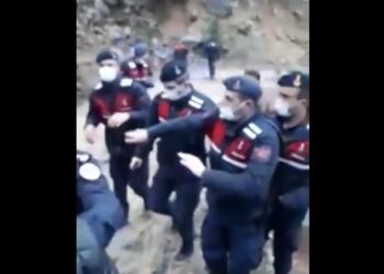 Mermer ocağına karşı direnen köylülere jandarmadan müdahale