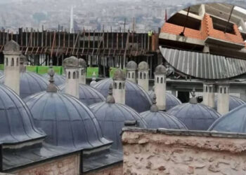 İBB harekete geçmişti: Süleymaniye Camisi’nin siluetini bozan kalıplar söküldü