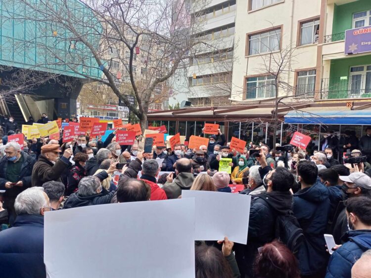 Ankara’da ‘zamlar geri alınsın’ eylemi