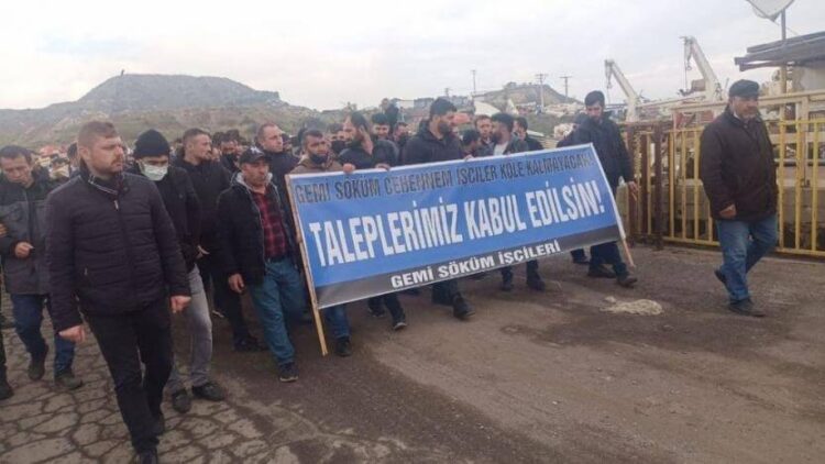 Gemi söküm işçileri: Direnişe devam edeceğiz!