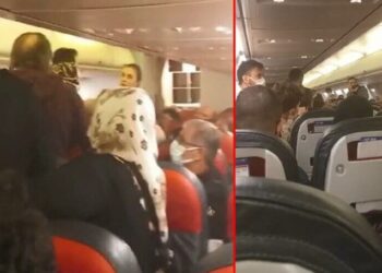 İstanbul seferi yapan uçakta ortalık karıştı
