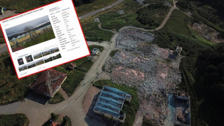 Hendek’teki havai fişek fabrikasının arazisi satılığa çıkarıldı